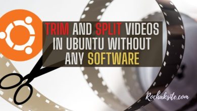 Trim and Split Videos in Ubuntu without Any Software