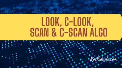 LOOK, C-LOOK, SCAN & C-SCAN ALgo